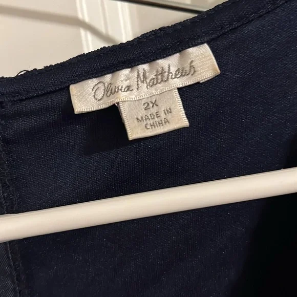 Brand new navy blue dress with lace floral - Picture 6 of 8